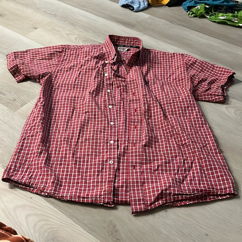 Cinch short sleeve bottom up